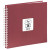 Fine Art Spiral Album, 28x24 cm, 50 White Pages, Bordeaux