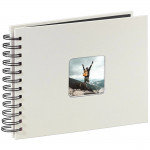 Fine Art Spiral Bound Album, 24 x 17 cm, 50 black pages, chalk