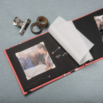 Fine Art Spiral Bound Album, 24 x 17 cm, 50 black pages, chalk