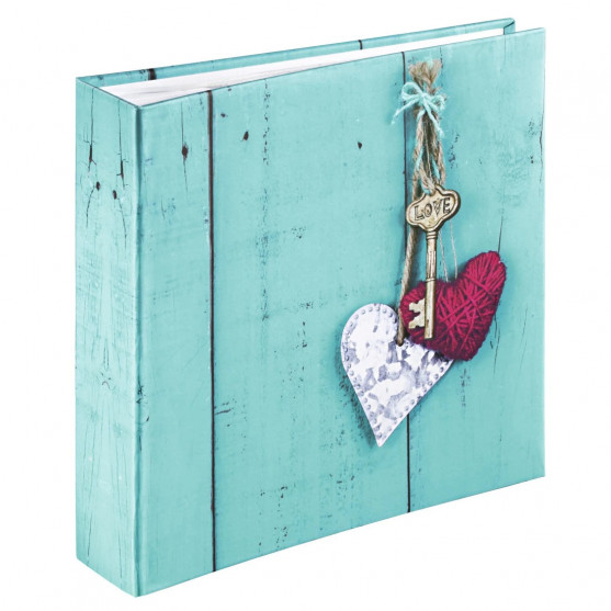 Memoalbum Rustico pre 200 fotografií formátu 10x15 cm, Love Key Memoalbum Rustico pre 200 fotografií formátu 10x15 cm, Love Key
