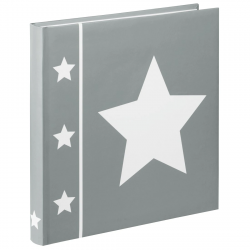 Skies Jumbo Album, 30x30 cm, 60 White Pages, grey