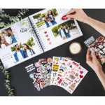 Sticker Set, Display with Various Designs, Assorted