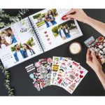 Sticker Set, Display with Various Designs, Assorted