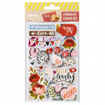 Sticker Set, Display with Various Designs, Assorted