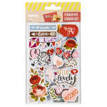 Sticker Set, Display with Various Designs, Assorted