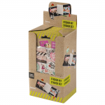 Sticker Set, Display with Various Designs, Assorted
