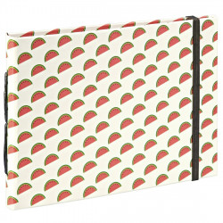 Melons Bookbound Album, 18 x 13 cm, 20 Brown Pages