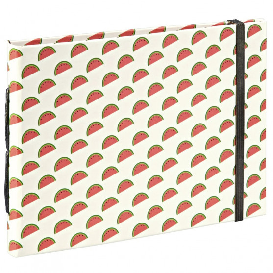 Melons Bookbound Album, 18 x 13 cm, 20 Brown Pages