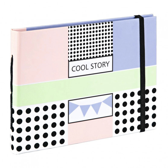 Cool Story Bookbound Album, 18 x 13 cm, 20 brown pages