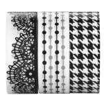 Masking Tapes 1.5 x 500 cm, Various Motifs in Sets of 3