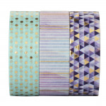 Masking Tapes 1.5 x 500 cm, Various Motifs in Sets of 3