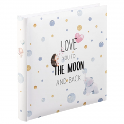Knižné album To The Moon, 25x25 cm, 50 bielych strán