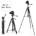 Trojnožný statív Action Smart 165 3D, 3‑cestná hlava, držiak mobilu