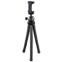 Stojan FlexPro pre smartfóny, GoPro a fotoaparáty, 27 cm, čierny