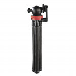 FlexPro Tripod for Smartphone, GoPro and Photo Cameras, 27 cm, red