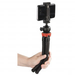 FlexPro Tripod for Smartphone, GoPro and Photo Cameras, 27 cm, red