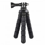 Flex Mini-Tripod for Smartphone and GoPro, 14 cm, black