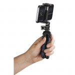 Flex Mini-Tripod for Smartphone and GoPro, 14 cm, black