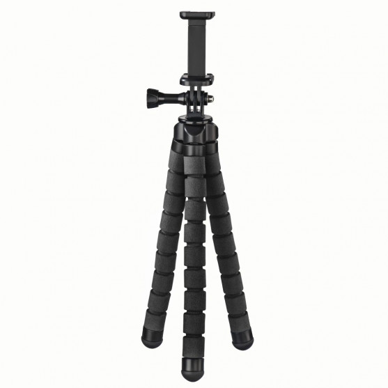 Flex Tripod for Smartphone and GoPro, 26 cm, black