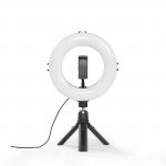 Hama SpotLight Smart 80 II, kruhové LED svetlo 8, držiak mobilu, diaľková spúšť, stolný statív