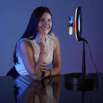 LED RGB kruhové svetlo SpotLight FoldUp 102, sada pre mobil