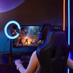 LED RGB kruhové svetlo SpotLight FoldUp 102, sada pre mobil