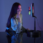 LED RGB kruhové svetlo SpotLight FoldUp 102, sada pre mobil