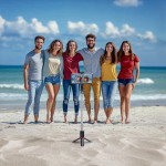 Selfie-tyč-stojan Fancy Stand 70 II pre mobil, Bluetooth® ovládač