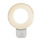 LED kruhové svetlo ToGo, klipové, nabíjateľné, 3 režimy