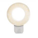 LED kruhové svetlo ToGo, klipové, nabíjateľné, 3 režimy