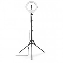 LED kruhové svetlo SpotLight Steady 120 III, statív pre mobil, 12