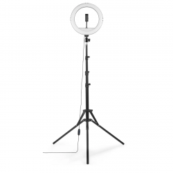 LED kruhové svetlo SpotLight Steady 120 III, statív pre mobil, 12