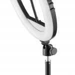 LED kruhové svetlo SpotLight Steady 120 III, statív pre mobil, 12