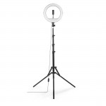 LED kruhové svetlo SpotLight Steady 120 III, statív pre mobil, 12