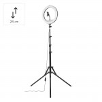 LED kruhové svetlo SpotLight Steady 120 III, statív pre mobil, 12