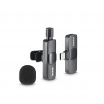 Lavalier mikrofón Smart Wireless, bezdrôtový klopový mikrofón pre mobil