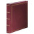 London Super Jumbo Album, 34x35 cm, 80 White Pages, Bordeaux