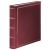 London Super Jumbo Album, 34x35 cm, 80 White Pages, Bordeaux