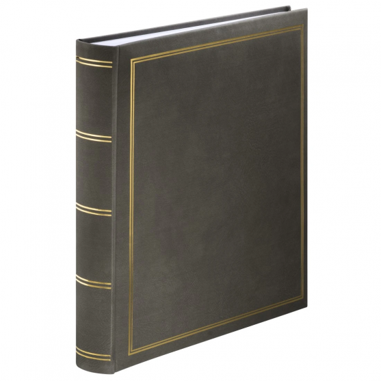 London Super Jumbo Album, 34x35 cm, 80 White Pages, grey London Super Jumbo Album, 34x35 cm, 80 White Pages, grey
