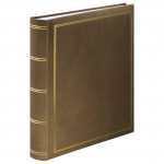London Super Jumbo Album, 34x35 cm, 80 White Pages, brown