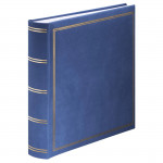 London Jumbo Album, 30x30 cm, 80 White Pages, blue