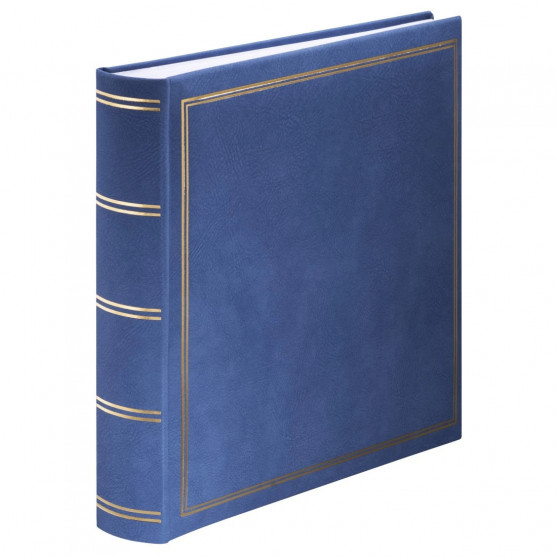 London Jumbo Album, 30x30 cm, 80 White Pages, blue