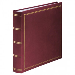 London Jumbo Album, 30x30 cm, 80 White Pages, Bordeaux