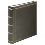 London Jumbo Album, 30x30 cm, 80 White Pages, grey