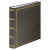 London Jumbo Album, 30x30 cm, 80 White Pages, grey