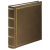 London Jumbo Album, 30x30 cm, 80 White Pages, brown