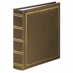 London Memo Album, For 200 Photos w. a Size of 10x15 cm, brown