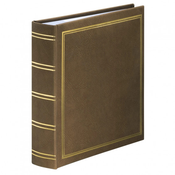 London Memo Album, For 200 Photos w. a Size of 10x15 cm, brown