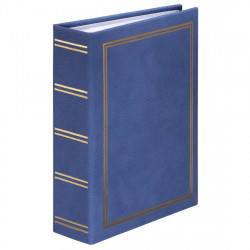 London Slip-in Album for 100 Photos w. a Size of 13x18 cm, blue