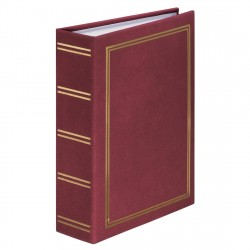 London Slip-in Album for 100 Photos w. a Size of 13x18 cm, Bordeaux